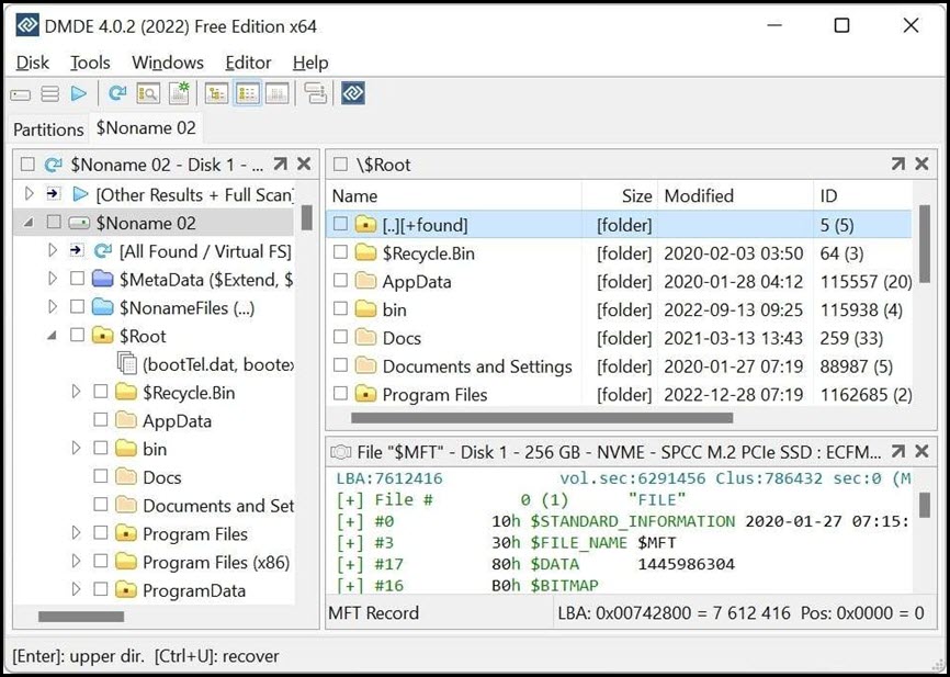DMDE 4 ล่าสุด Beta – Free Edition โปรแกรมกู้คืนข้อมูล ฟรี