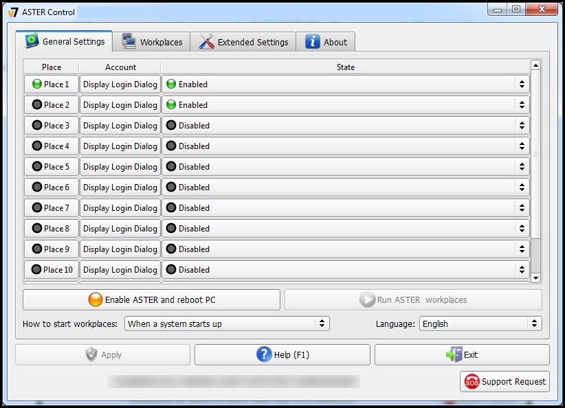 Aster-V7 v.2.10 เปลี่ยนคอมพิวเตอร์เครื่องเดียวให้เป็นหลายเครื่องพร้อมกัน โปรแกรม